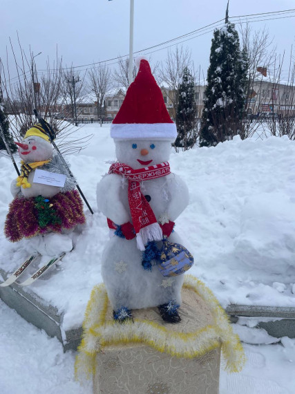 Районный новогодний фестиваль -конкурс снеговиков &quot;Мороз потехам не помеха&quot;.
